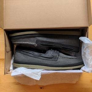 NEW Sperry Top-Sider A/O 2-Eye Surplus Black, Sz 13
